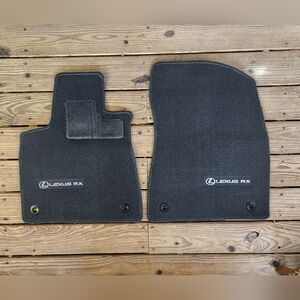 Lexus RX OEM Genuine Front Carpet Floor Mats Black PT206-48161-XX 4818X-XX